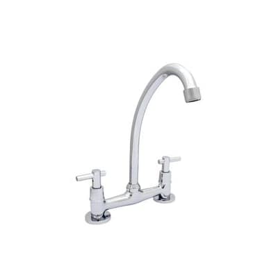 Grifería Cocina Mesada Eco Lever Cromo Aqualaf