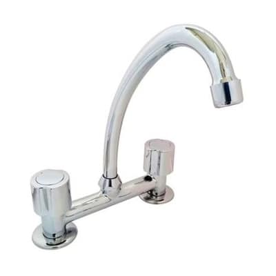 Grifería Cocina Mesada Huilen Cromo Aqualaf
