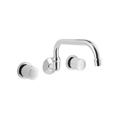 Grifería Cocina Pared Embutir Pico Alto Huilen Aqualaf