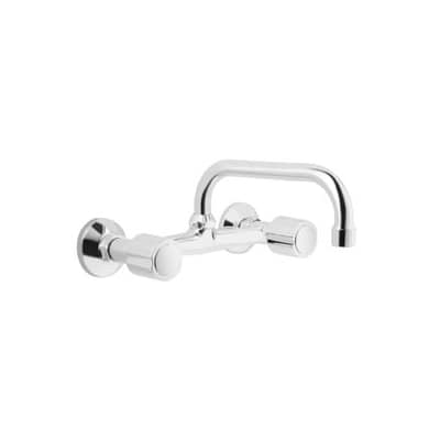 Grifería Cocina Pared Exterior Pico U 20 Cm Huilen Aqualaf 12008
