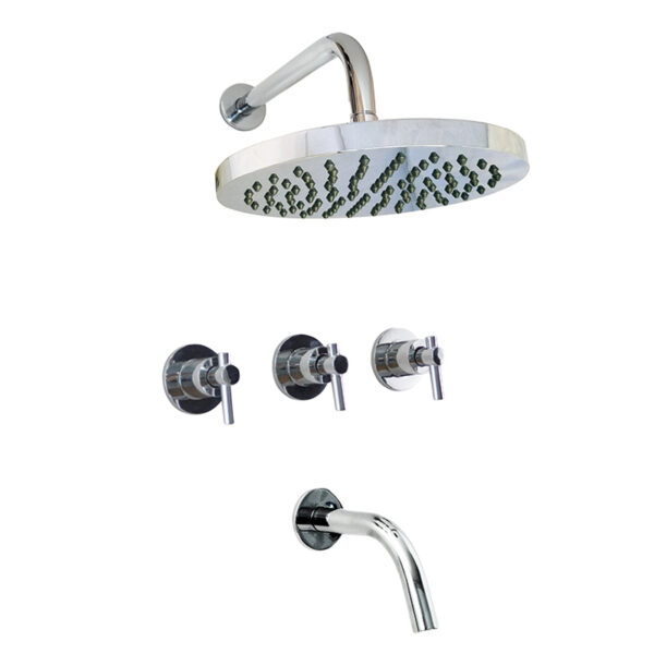 Aymara Lever Ducha Embutir Con Transferencia S Aqualaf