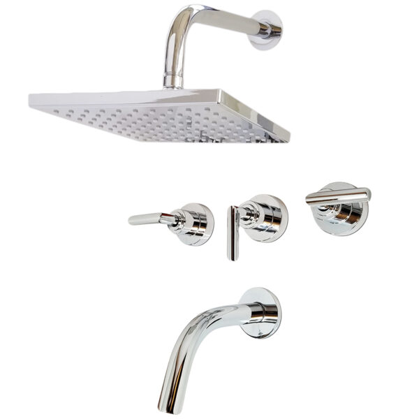 Aukan Lever Ducha Embutir Con Transferencia S Aqualaf
