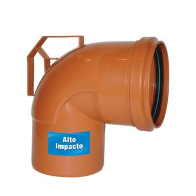 Codo 90° X 110 con Base Alto Impacto 2055 Awaduct