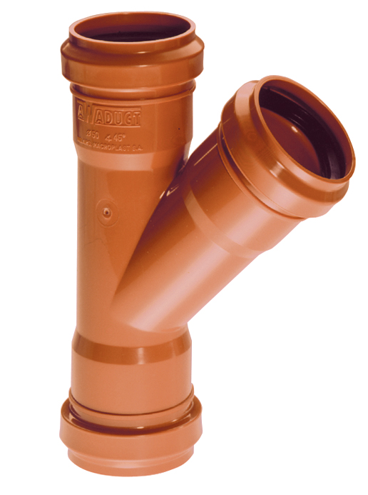 Ramal Simple 45° 40 X 40 Hh 2057 Awaduct