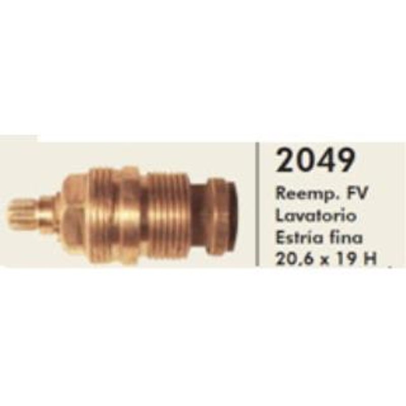 Cabezal Mesada, Lavatorio Y Bidet Estria Fina 2049 Cabezales