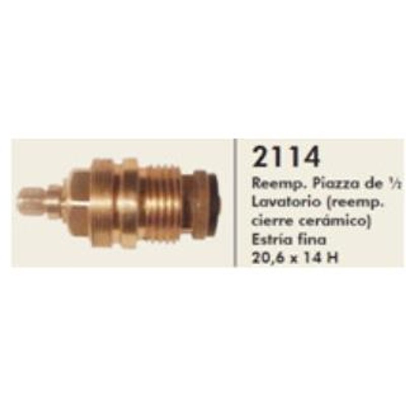 Cabezal Mesada, Lavatorio Reemplazo Cierre Ceramico 2114 Cabezales