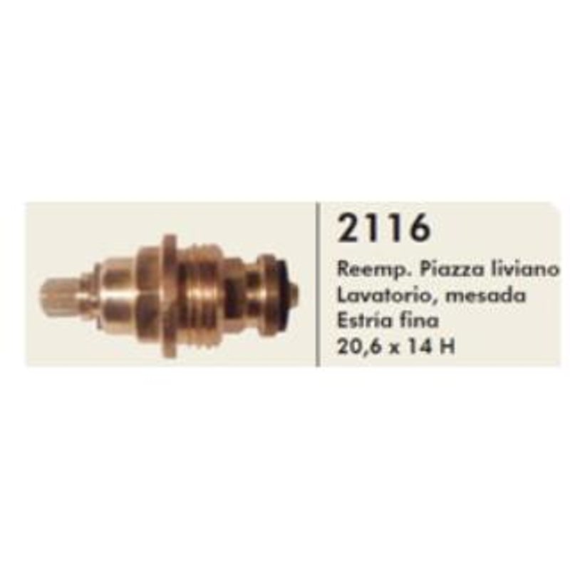 Cabezal Lavatorio Y Mesada Estria Fina 2116 Cabezales