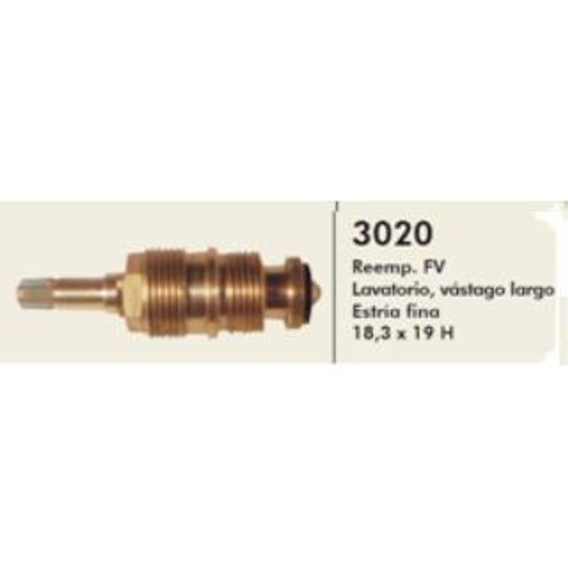 Cabezal Lavatorio Mesada Y Bidet Vastago Largo 3020 Cabezales