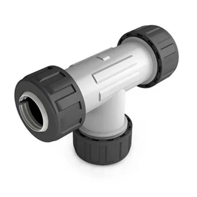 Acople Compresion Tee Con Traba Mecanica 3/4 Duke