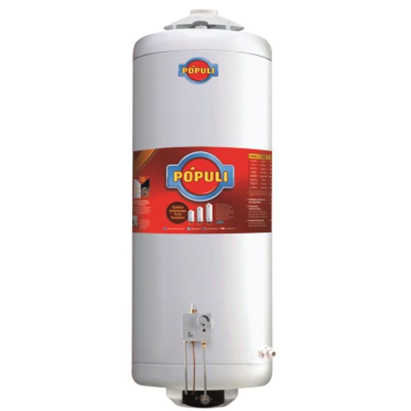 Termotanque Populi 100 Carga Superior Gas Ecotermo