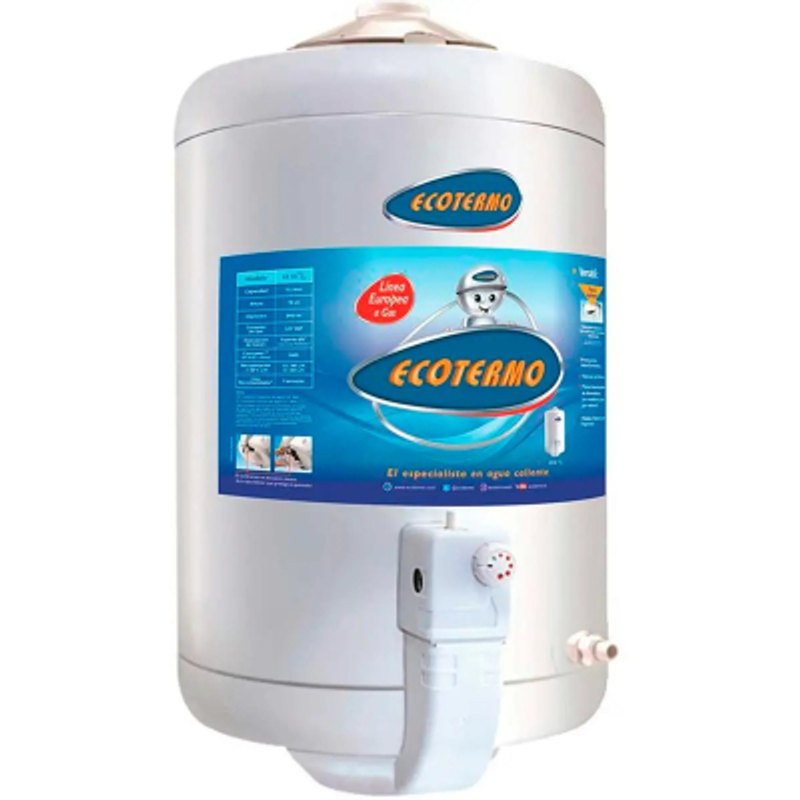Termotanque Alta Recuperacion 53 Gas Inferior Ecotermo