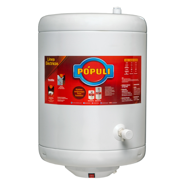 Termotanque Populi Electrico 53 Lt Inferior Ecotermo