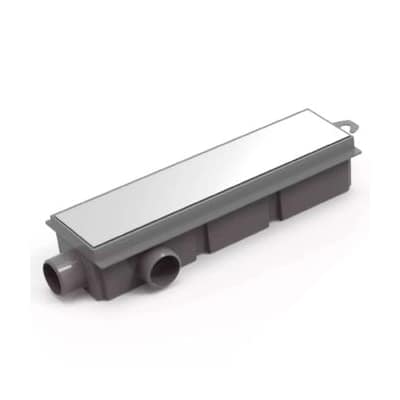 Desague Lineal Encastrable Con Rejilla 30 Cm Gris