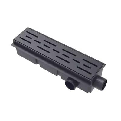 Desague Abs Rejilla 30 Cm Negro 12130 Ideal