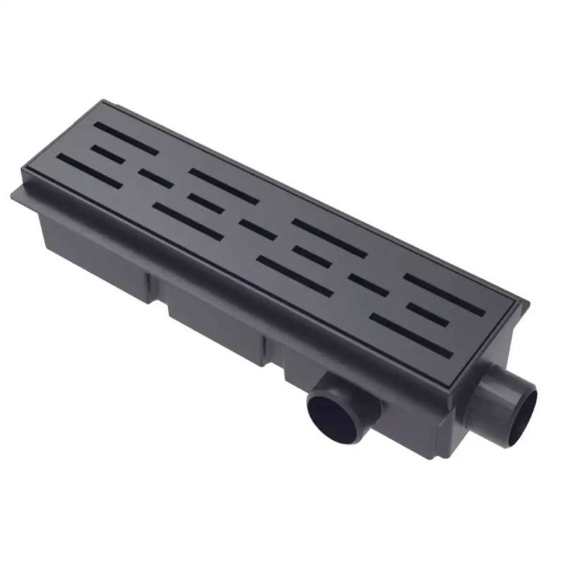 Desague Abs Rejilla 30 Cm Negro 12130 Ideal