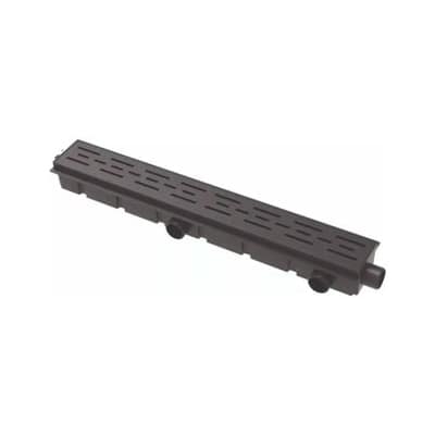 Desague Abs Con Rejilla 60 Cm Negro 12135 Ideal