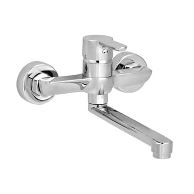 Monocomando Adra Cocina Pared Cromo