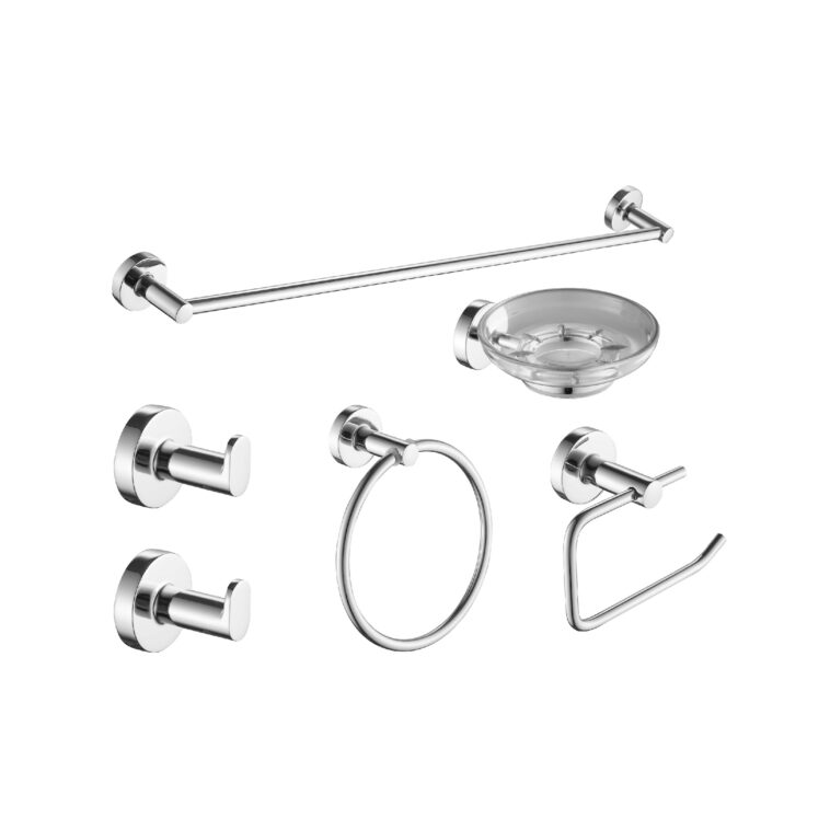 Kit Accesorios 6 Piezas Sensus Cromo 73229 Piazza