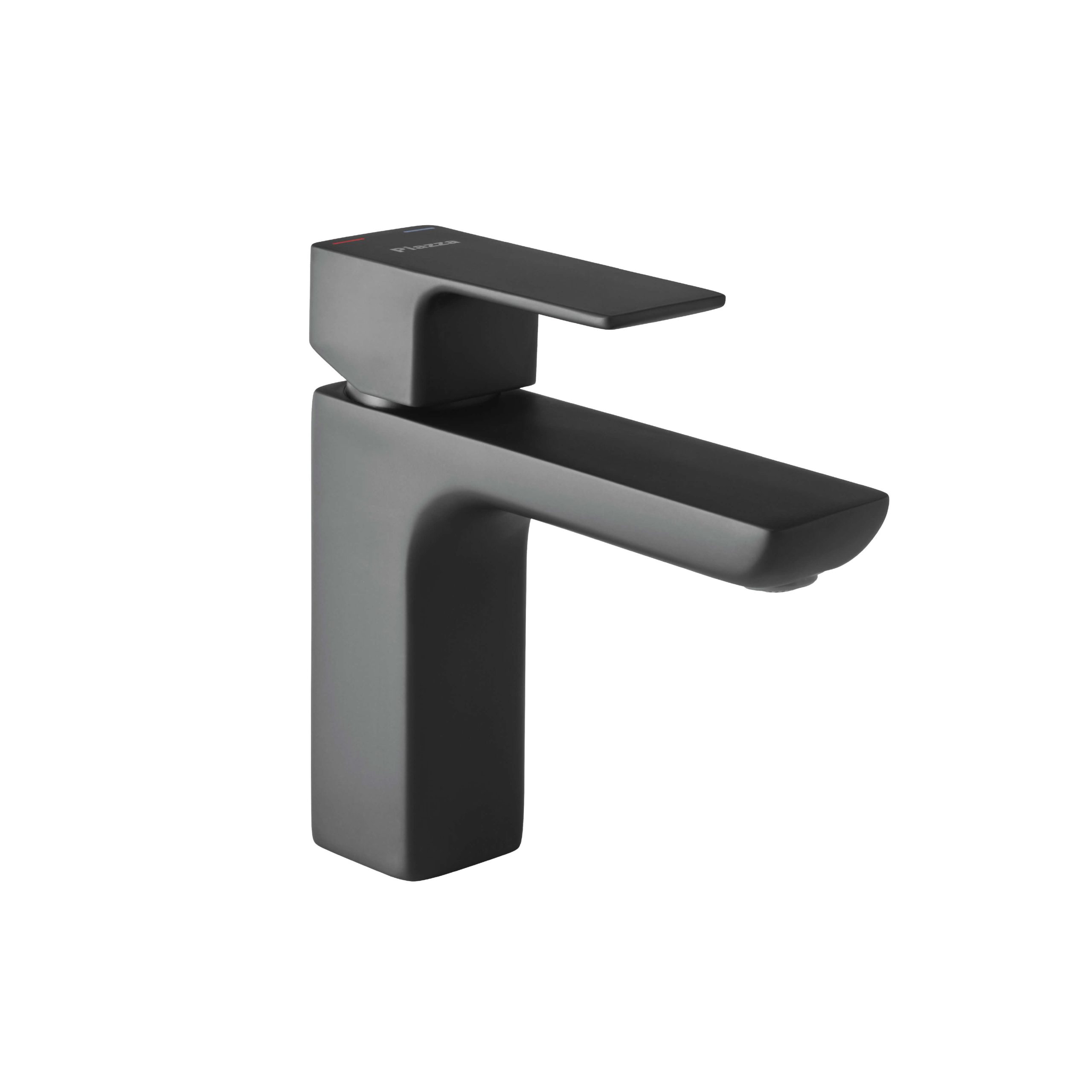 Arq Monocomando Lavatorio Bajo Negro 10400Ne Piazza