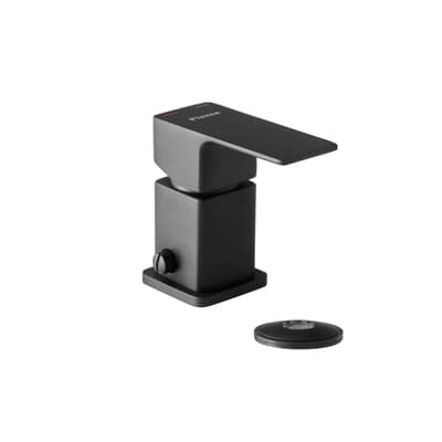 Arq Monocomando Bidet C/Trans Negro 10404Ne Piazza