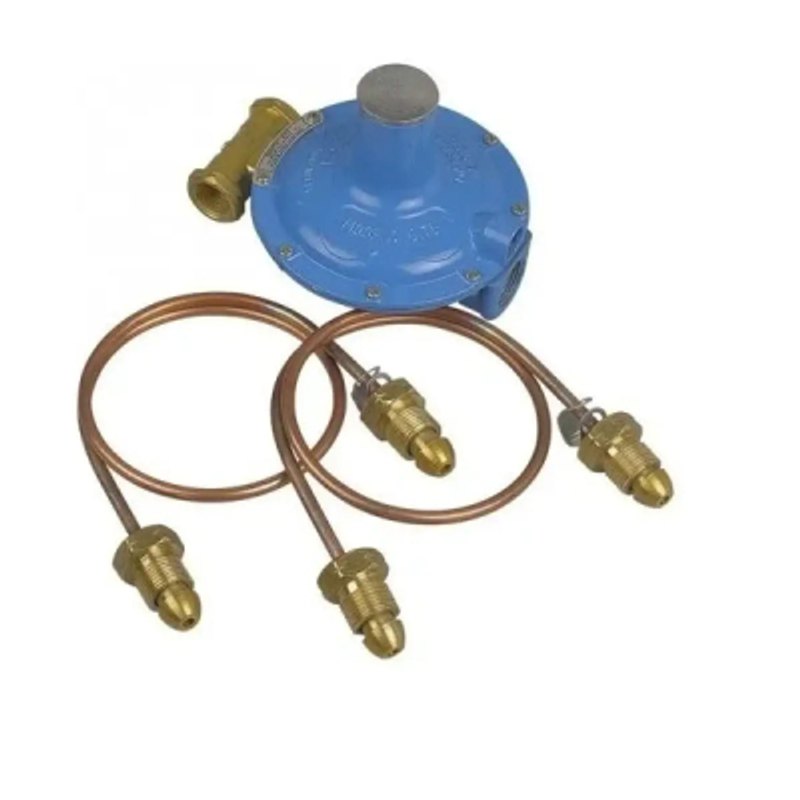 Regulador Gas Envasado Con 2 Flexibles