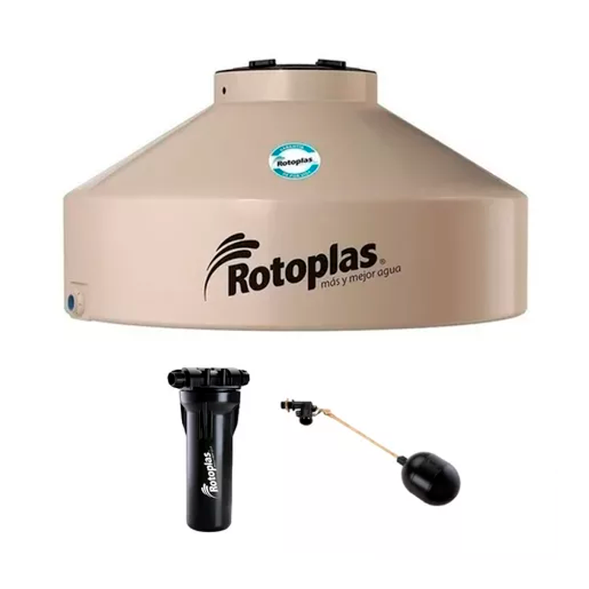 Tanque Extrachato 1000L Con Flotante Rotoplas