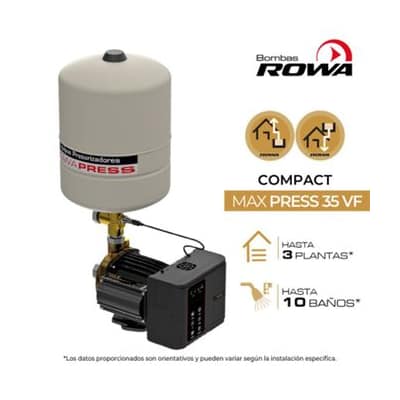 Bomba Modelo Max Press 35 Vf Compact Rowa