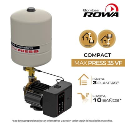 Bomba Modelo Max Pres 35 Vf Compact Rowa