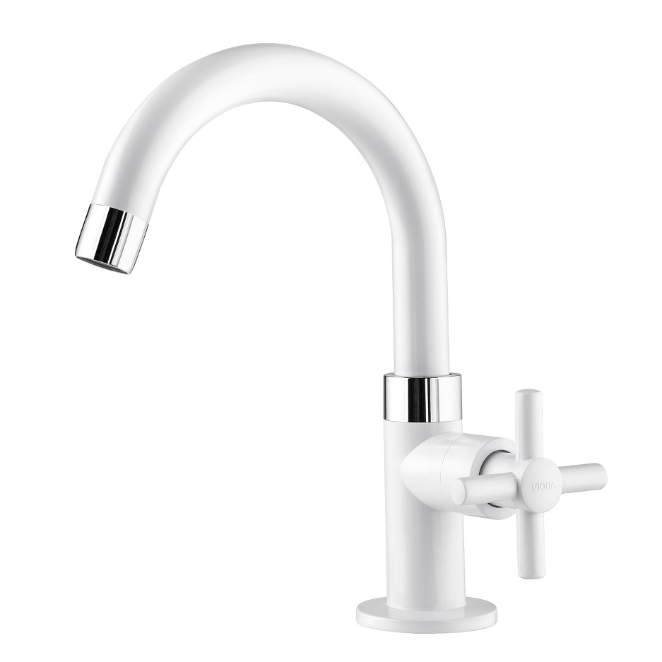 Canilla Ind.lavatorio Fienza Blanco. 1170003 Viqua